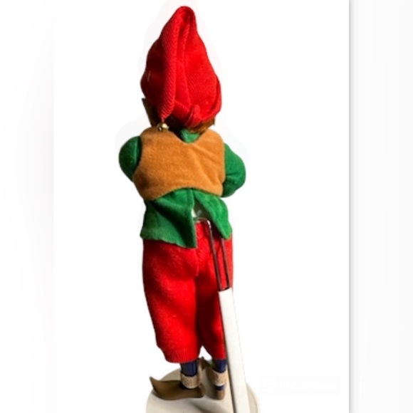 Vtg 1997 PATRICIA ROSE CHRISTMAS ELF TAILOR DOLL SANTA'S HELPER 9" Figure - Picture 3 of 3